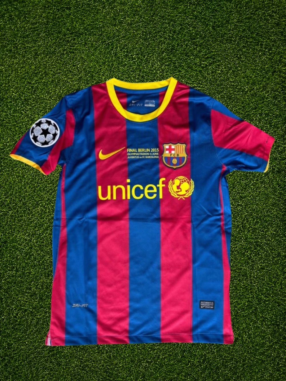 FC Barcelona 2015 Champions League Final Messi #10 Jersey
